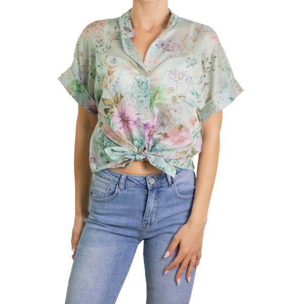 Camicia fantasia floreale 